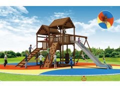 小區(qū)里面的兒童滑梯